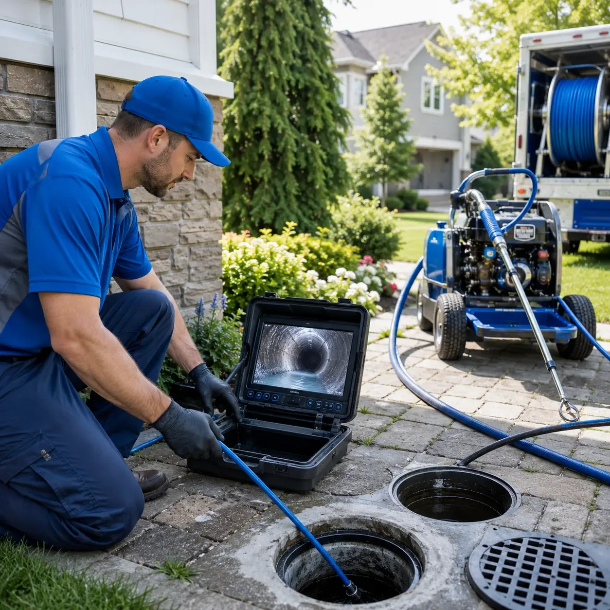 Outdoor drain cleaning professionals serving Milford, MI